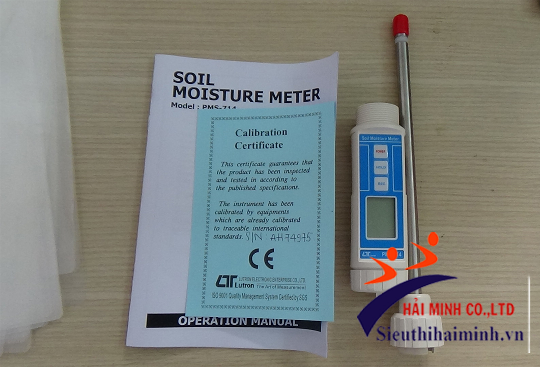 Máy đo độ ẩm đất Lutron PMS-714