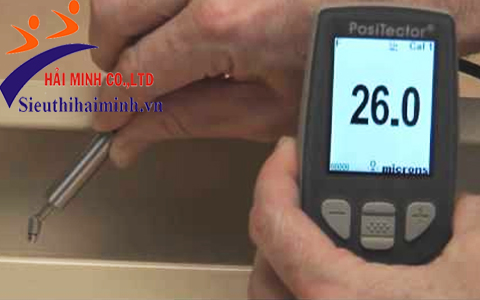 Sử dụng máy đo độ dày lớp phủ PosiTector 6000 FS3 