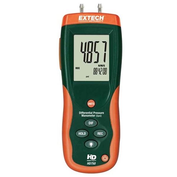 Photo - Máy đo chênh áp EXTECH HD750 (0 đến 5psi)