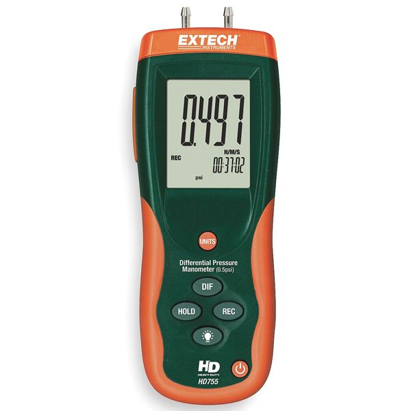 Photo - Máy đo chênh áp EXTECH HD755 (0 đến 0.5psi)