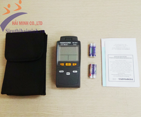 Máy đo khí CO Tenmars TM-801 và phụ kiện