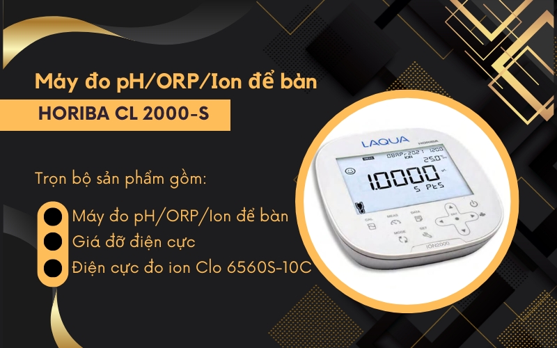 Máy đo pH/ORP/Ion để bàn HORIBA CL 2000-S