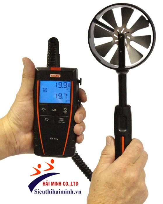 Máy đo lưu lượng gió, tốc độ gió KIMO LV110 - 111 - 117