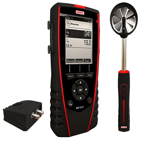 Photo - Máy đo đa chức năng KIMO MP210 Áp suất, tốc độ gió, nhiệt độ, độ ẩm