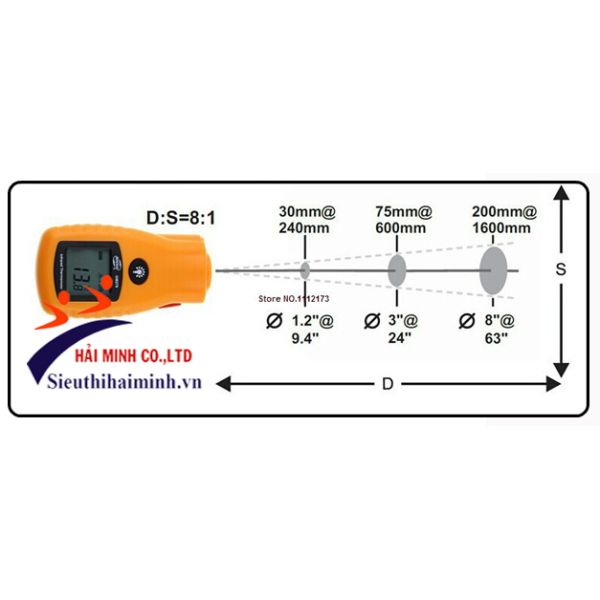 Photo - Máy đo nhiệt độ hồng ngoại Benetech GM-270