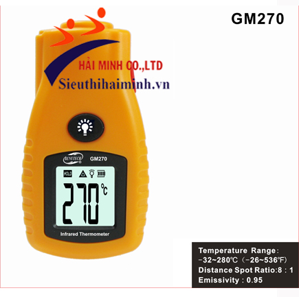 Máy đo nhiệt độ hồng ngoại Benetech GM-270