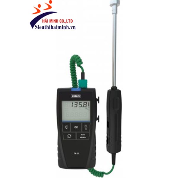 Photo - Máy đo nhiệt độ tiếp xúc Kimo TK61 (Chưa có đầu đo)