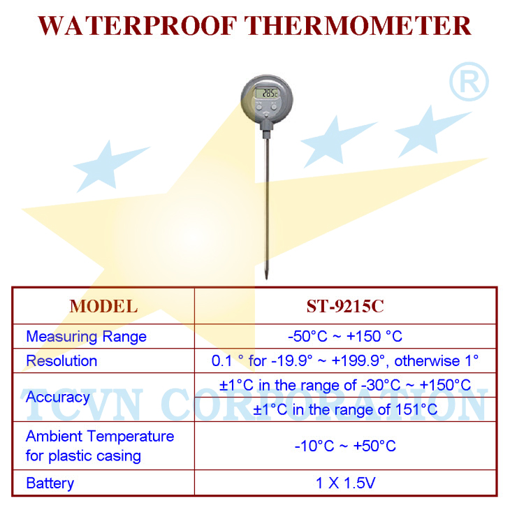 Que đo nhiệt độ ST-9125C