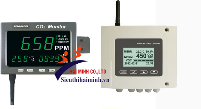 Thiết bị đo CO2/nhiệt độ Tenmars TM-186