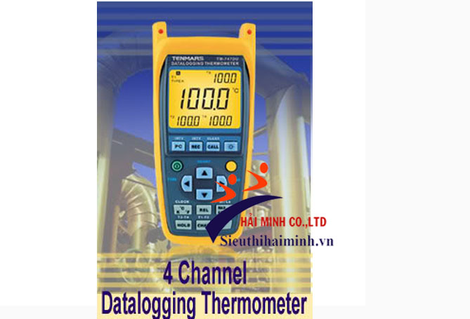 Máy đo và ghi nhiệt độ Tenmars TM-747DU