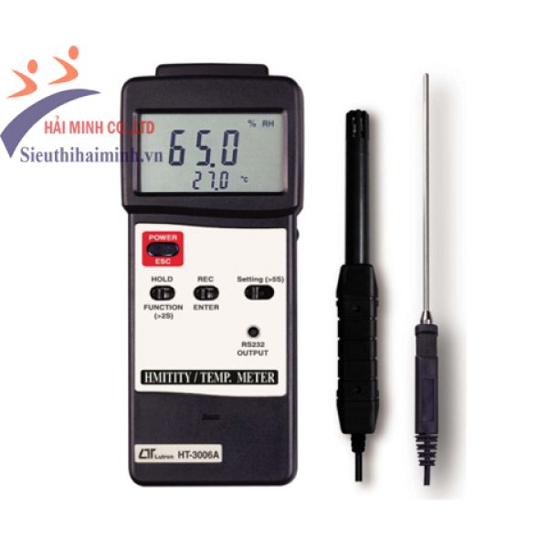 Photo - Máy đo nhiệt độ độ ẩm Lutron HT-3006A