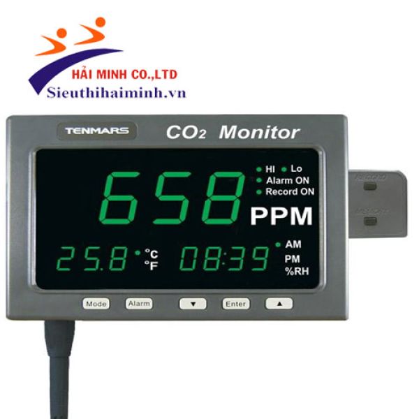 Photo - Máy dò khí và đo khí CO2 Tenmars TM-187