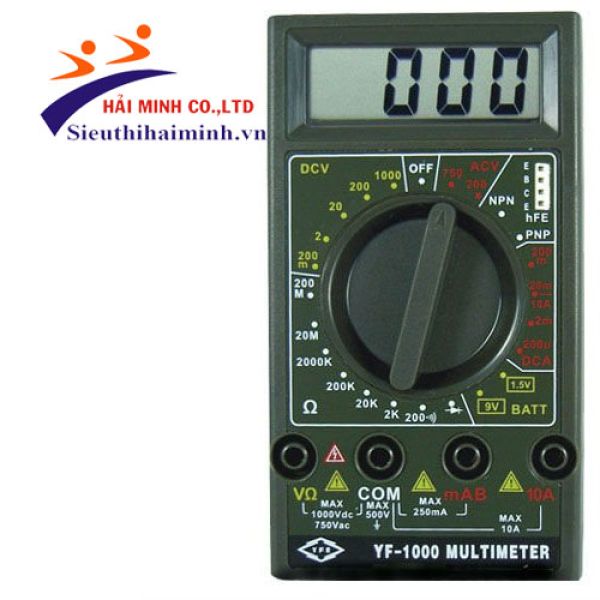 Photo - Đồng hồ đo điện vạn năng Tenmars YF-1000