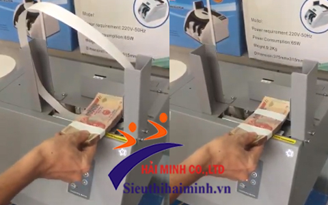 Sử dụng máy bó tiền Manic B-320 nhanh chóng, hiệu quả