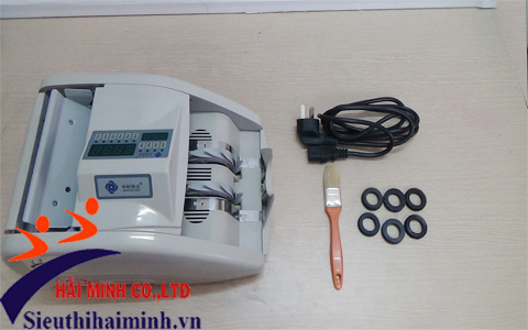 Máy đếm tiền XINDA 2136F và phụ kiện