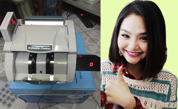 Máy đếm tiền JINGRUI ZY-5688 dễ sử dụng