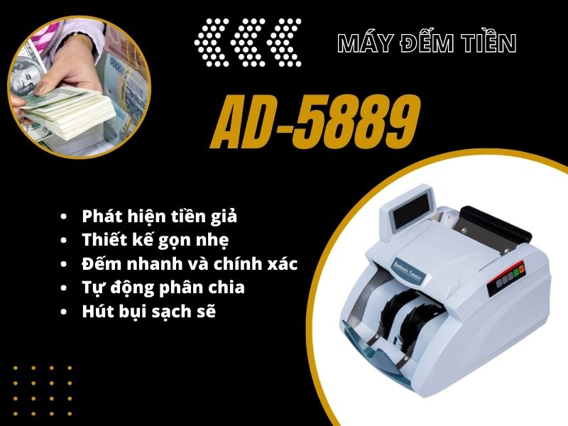 Máy đếm tiền AKIO AD-5889