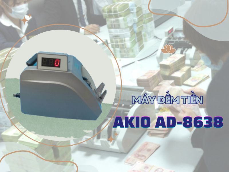 Máy đếm tiền AKIO AD-8638