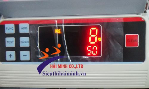 Màn hình chia mẻ của máy đếm tiền Oudis 2990