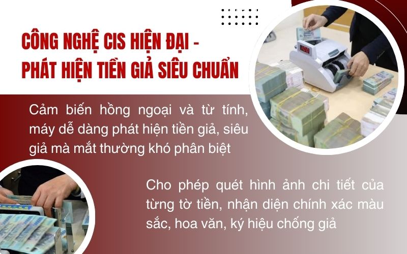 Công nghệ CIS hiện đại - Phát hiện tiền giả siêu chuẩn