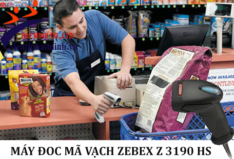 Máy đọc mã vạch Zebex chính hãng