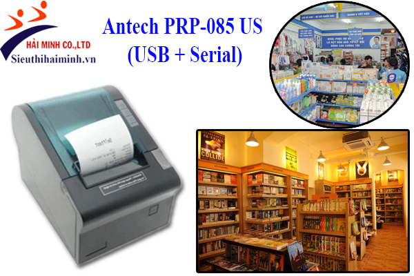 Máy in hóa đơn Antech PRP-085 US (USB + Serial)