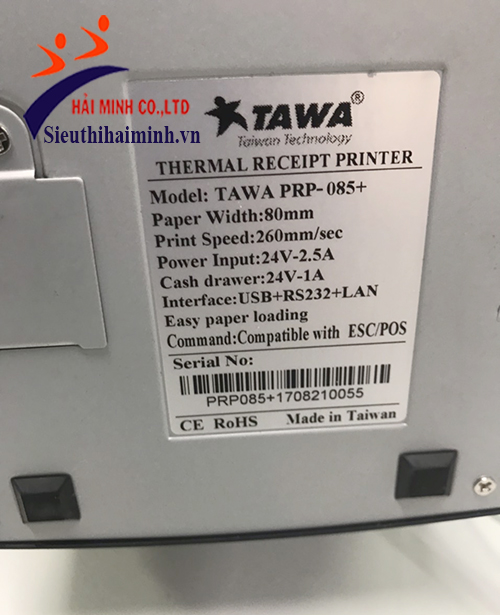 Máy in hóa đơn TAWA PRP-085+