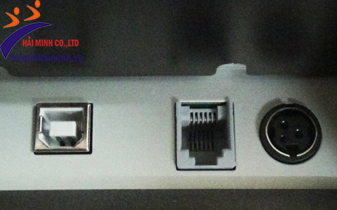 Cổng kết nối với máy in hóa đơn XPrinter XP-A300