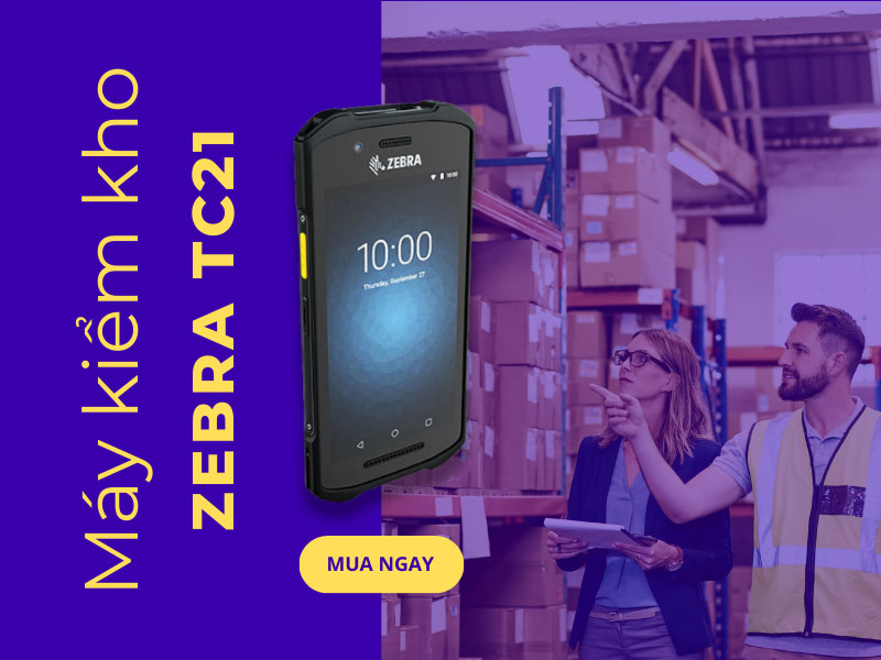 Máy kiểm kho Zebra TC21