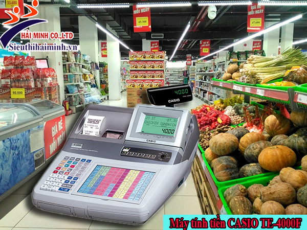 Máy tính tiền CASIO TE-4000F Máy tính tiền CASIO TE-4000F