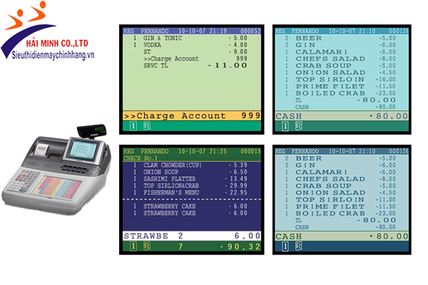 Máy tính tiền Casio TE-8000F Máy tính tiền Casio TE-8000F