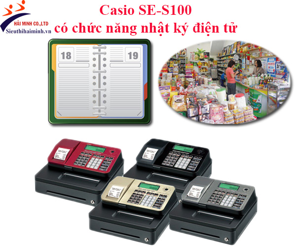 Máy tính tiền Casio SE-S100 chính hãng Máy tính tiền Casio SE-S100 chính hãng