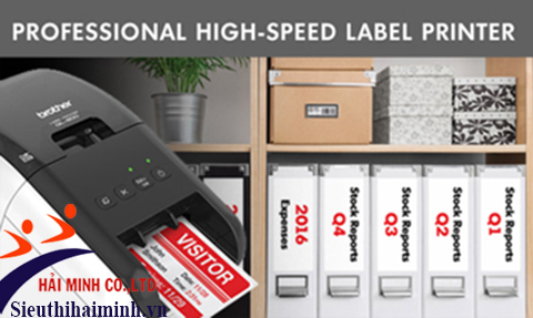 Máy in nhãn Brother nhỏ gọn