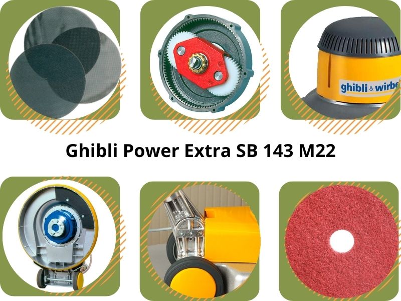 Brosse Moquette Pour Monobrosse 13 Pouces (305 Mm) - Compatible Ghibli & Wirbel Diam. 330, Code 00-234