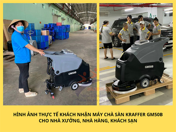 Máy chà sàn Kraffer GM50B