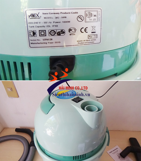 Máy hút bụi Anex AG- 1098 Máy hút bụi Anex AG- 1098