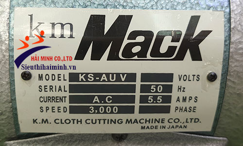 Máy cắt vải đứng KM KSU-103 8 inch (750W)
