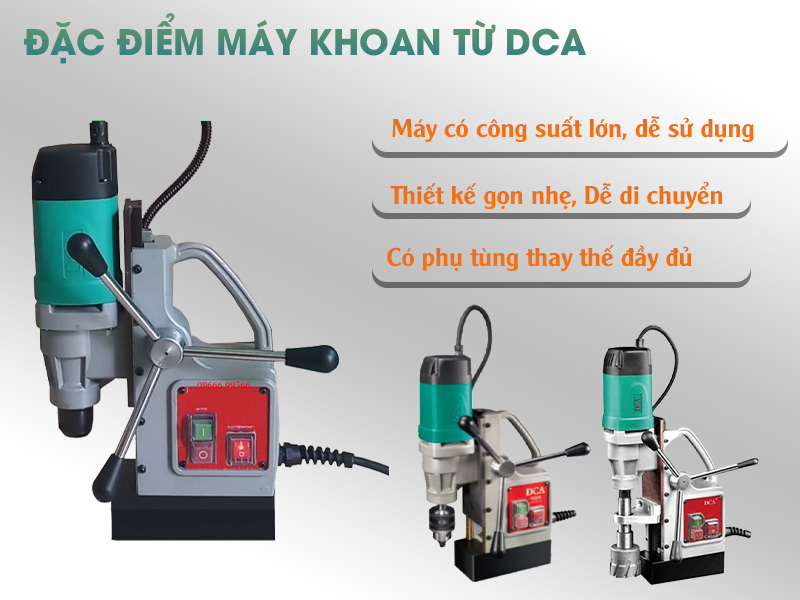 Đặc điểm của máy khoan DCA 