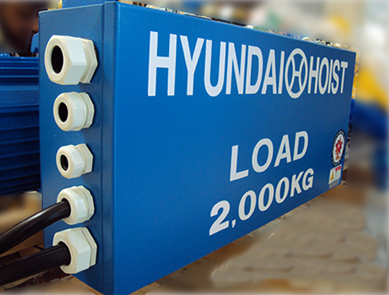 Pa lăng cáp điện Hyundai H2B 2 tấn dầm đơn