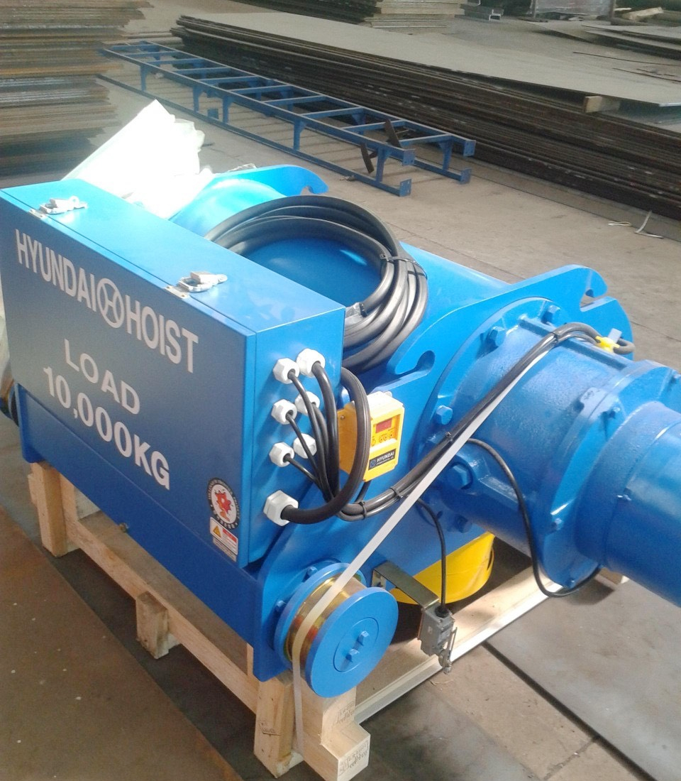 Pa lăng cáp điện Hyundai H10D 10 tấn dầm đôi 