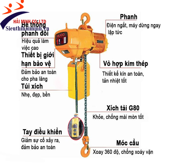 Pa lăng xích điện Yamafuji giá rẻ