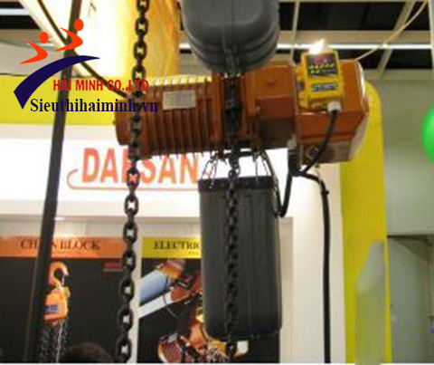 Pa lăng xích điện DSTM-1S 1 tấn con chạy