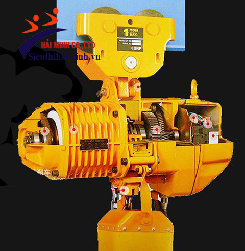 Pa lăng xích điện HKD03-03S con chạy 3 tấn