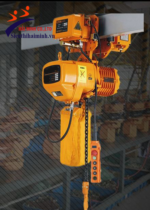 Pa lăng xích điện HKD025-01S con chạy 2.5 tấn