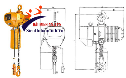 Pa lăng xích điện HKD00501S