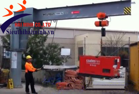 Pa lăng xích điện Hitachi 5 tấn 6 m di chuyển chính hãng