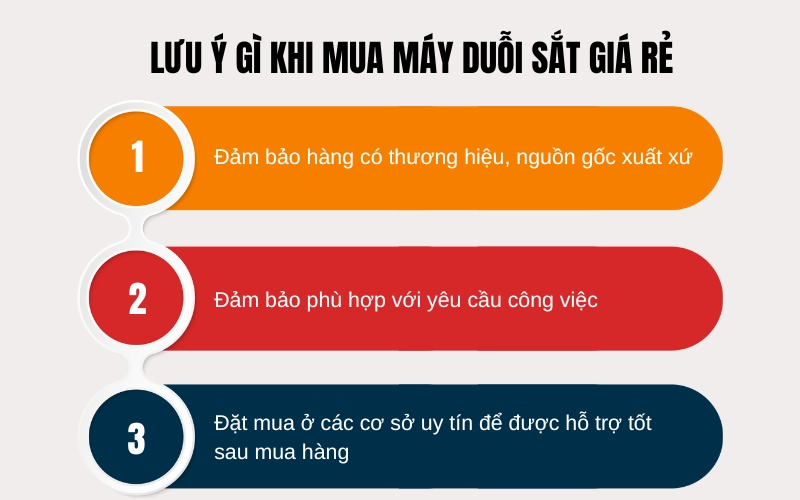 Lưu ý gì khi mua máy duỗi sắt giá rẻ