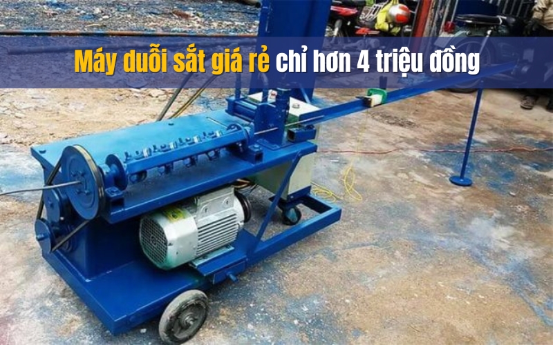 Máy duỗi sắt giá rẻ chỉ hơn 4 triệu đồng