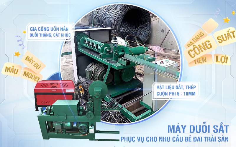 Siêu thị Hải Minh - Tổng kho máy duỗi sắt uy tín hiện nay