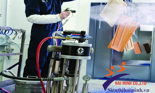 Máy phun sơn hoàn thiện Merkur Bellows Piston Pumps